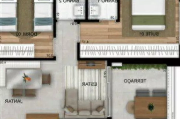 Apartamento Bosque da Saude 