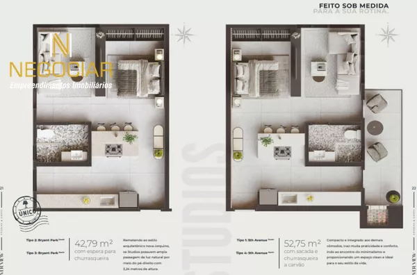 Loft para venda Balneário Perequê, Porto Belo