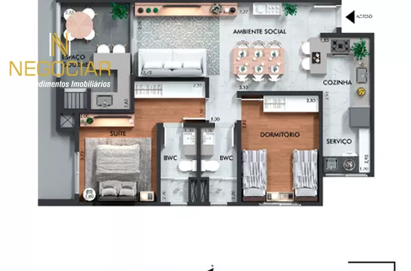 Apartamento para venda Edifício La Vita