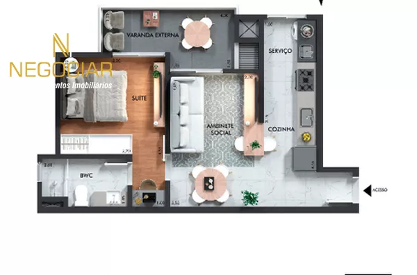 Apartamento para venda Edifício La Vita