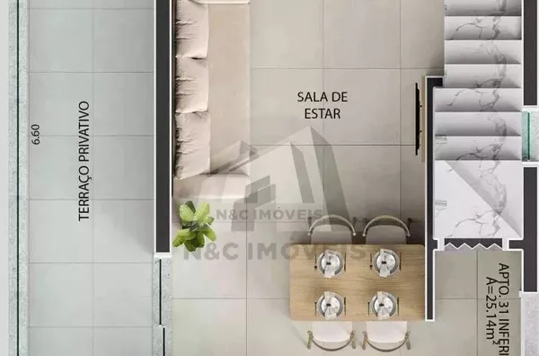Apartamento Duplex á Venda R$279.000, Vila Campo Grande - Residencial Pedro