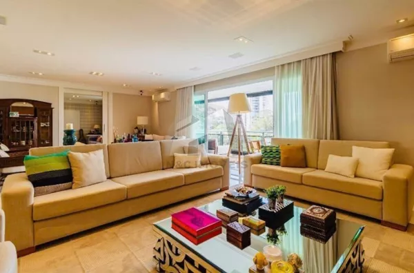 Apartamento 91 de 350m² para Venda R$6.200.000, Sto. Amaro/SP todo mobiliado 