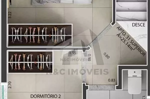 Apartamento Duplex á Venda R$295.000, Vila Campo Grande - Residencial Pedro