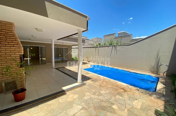 ? Casa térrea com 3 suítes e área gourmet completa para locação no Damha IV, São José do Rio Preto