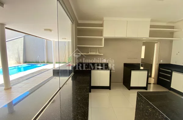 ? Casa térrea com 3 suítes e área gourmet completa para locação no Damha IV, São José do Rio Preto