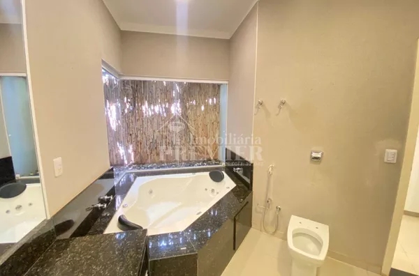 ? Casa térrea com 3 suítes e área gourmet completa para locação no Damha IV, São José do Rio Preto