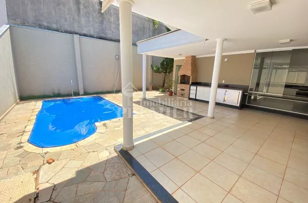 ? Casa térrea com 3 suítes e área gourmet completa para locação no Damha IV, São José do Rio Preto