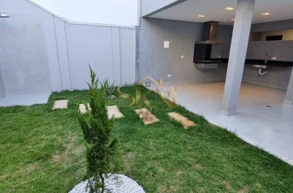 Jardim Terra Branca, lindo Sobrado Novo moderno - Foto 2