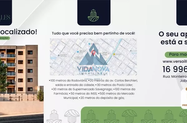 Apartamento para venda, 1 quarto(s),  Centro, Jaboticabal