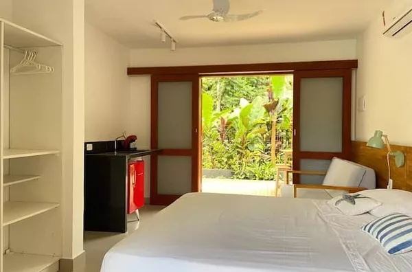 Chalé acomoda até 3 pessoas