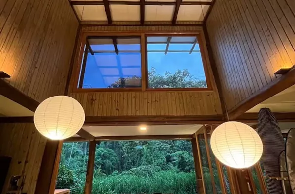 Refúgio com uma vista privilegiada para a Mata Atlântica