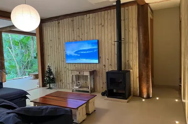 Refúgio com uma vista privilegiada para a Mata Atlântica