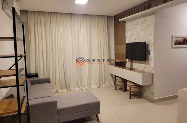 Edificio Palazzo San Lorenzzo, apartamento 100% mobiliado de 3/4, para locação- Sandra Regina, Barreiras