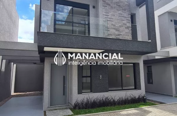 Sobrado com 3 suítes não geminados 176m²