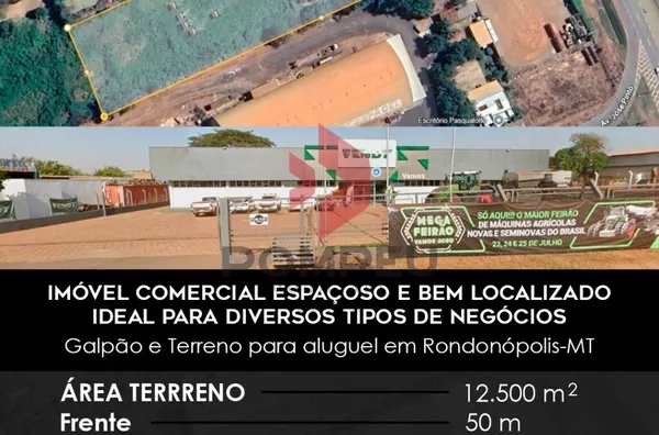 Barracão para aluguel, Rondonópolis