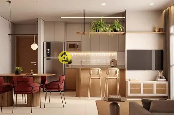 Apartamento no Bairro Cabral, 2 quartos, varanda e área gourmet- A partir de R$ 420.000,00 