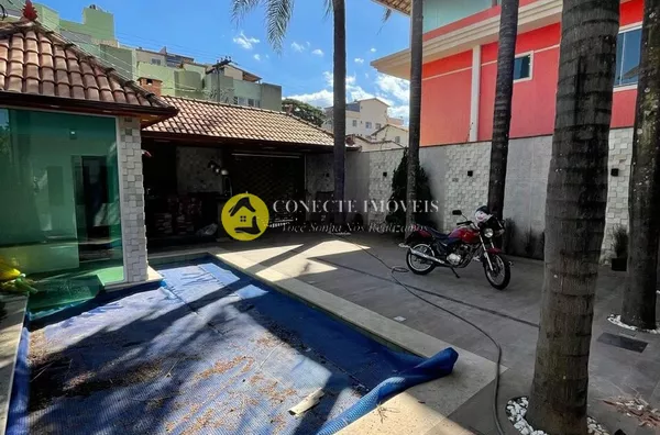 Casa de Luxo com piscina, 5 Suítes e Lazer completo- Santa Amélia - Belo Horizonte 