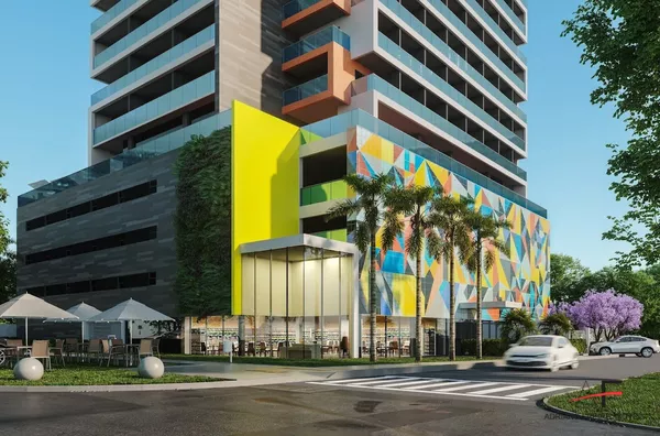 Loft com área de lazer completa para venda no Duo Milênio