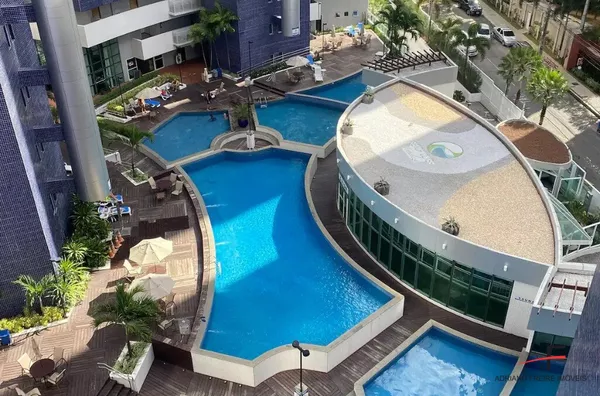 Apartamento mobiliado com 2 quartos no Condomínio Beach Class