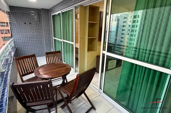 Excelente apartamento mobiliado com 2 quartos no Condomínio Beach Class - Meireles