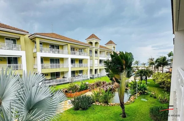 Apartamento Pé na Areia, Porteira Fechada com Vista Mar, para venda no Porto das Dunas