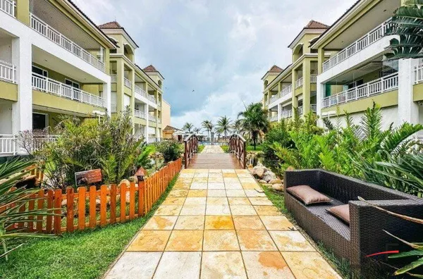 Apartamento Pé na Areia, Porteira Fechada com Vista Mar, para venda no Porto das Dunas