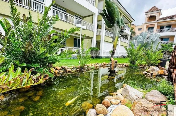 Apartamento Pé na Areia, Porteira Fechada com Vista Mar, para venda no Porto das Dunas