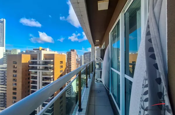 Excelente apartamento com Vista Mar, 2 quartos para locação no Meireles - Foto 4