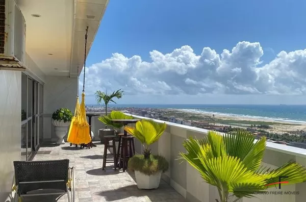 Excelente cobertura de alto padrão mobiliada para venda na Praia do Futuro