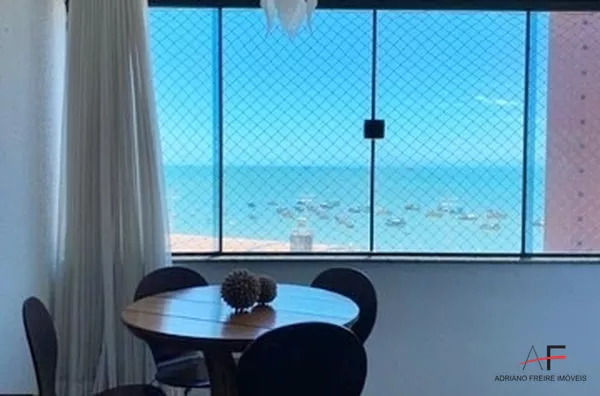 Apartamento mobiliado com 2 quartos e vista mar, no Edifício Caravelle Residence