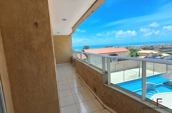 Apartamento Porteira Fechada com Vista Mar para Venda no Portal das Dunas