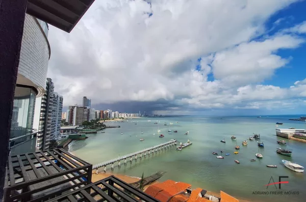 Apartamento Vista Mar, todo Mobiliado com 1 suíte para locação no Mucuripe