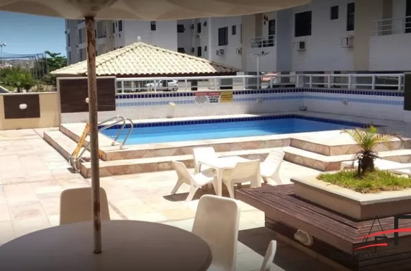 Apartamento mobiliado no Condomínio Les Jardins, 2 quartos