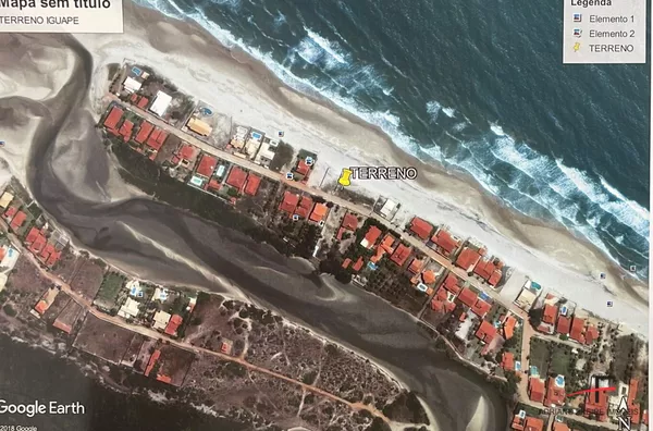 Excelente Terreno Pé na areaia, para venda no Iguape