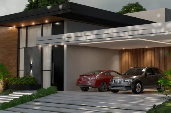 Casa a ser finalizada no condomínio fechado Falls Ville para venda em Pato Branco - PR