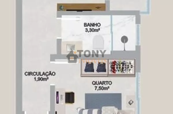 INCRIVEL APARTAMENTO 2 QUARTOS NO SERTAO DO MARUIM - Foto 9