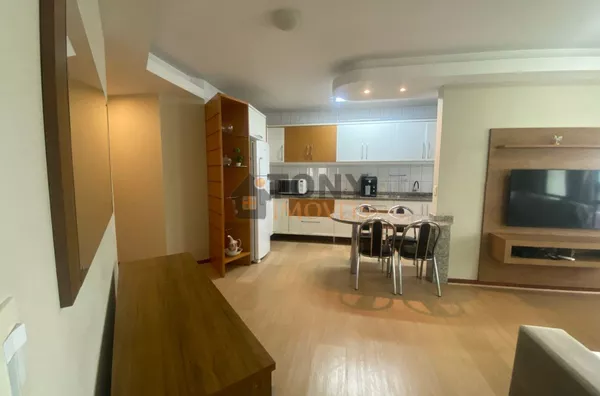 Apart. dois dorm. sendo um suíte, vaga coberta, mobiliado.