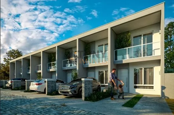 SOBRADO 2 QUARTOS - CONDOMÍNIO FECHADO- PRÓXIMO DA ARENA PETRY