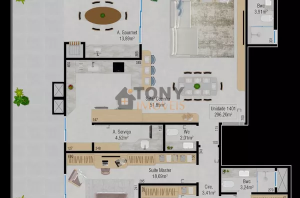 COBERTURA COM 3 SUÍTES + 3 VAGAS + JACUZZI - 296,20M² - Foto 21