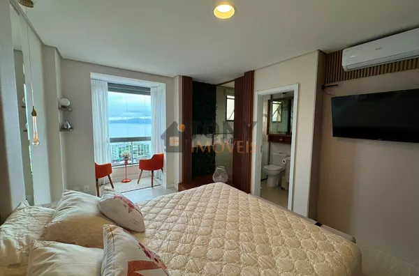 Apartamento com Vista Mar | 91 m² | 2 Suítes + Closet | Barreiros – São José/SC3 - Foto 13