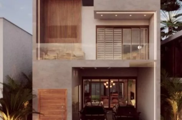 Linda casa de 3 quartos sendo 1 suíte, 203m2 no Deltaville - Biguaçú.