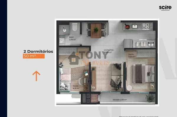 APARTAMENTO 2 QUARTOS BARREIROS PRÓXIMO  DO SHOPPING ITAGUAÇU - Foto 21