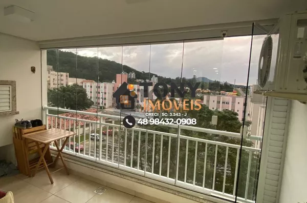 Apartamento de 2 dormitórios sendo 1 suíte com porteira fechada no bairro Bela Vista - São José.