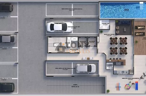 APARTAMENTO 3 QUARTOS COM 107M2 PEDRA BRANCA PALHOÇA