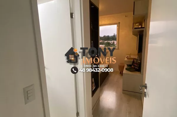 Apartamento de 2 dormitórios sendo 1 suíte com porteira fechada no bairro Bela Vista - São José. - Foto 10