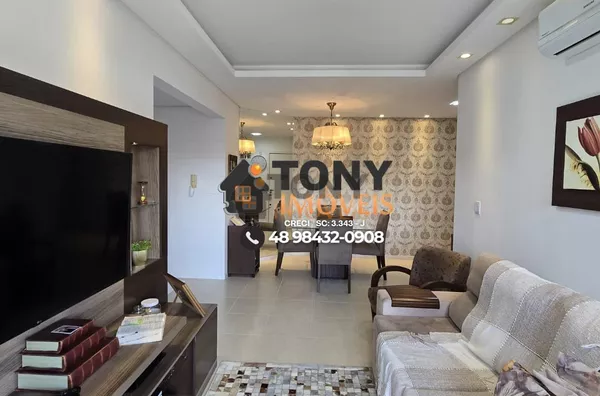 Apartamento de 2 dormitórios com suíte e 2 vagas em Barreiros - São José. - Foto 7