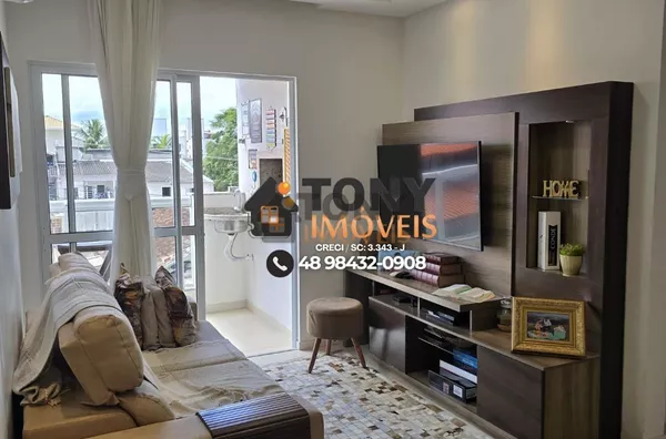 Apartamento de 2 dormitórios com suíte e 2 vagas em Barreiros - São José. - Foto 9