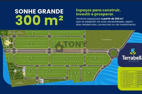 LOTE - 300M² - VIABILIDADE MULTIFAMILIAR - FINANCIMENTOS 120X