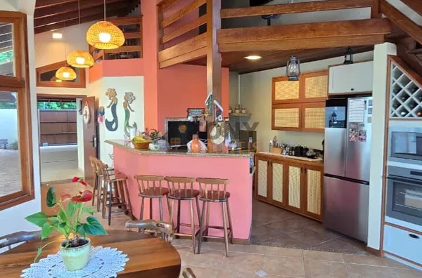 Casa exclusiva pé na areia com 3 suítes e com piscina de frente para o mar localizada em São Miguel - Biguaçú - SC - Foto 9