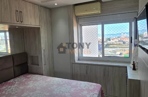 Apartamento de 2 dormitórios sendo 1 suíte, semimobiliado lolizado no bairro Bela Vista - São José - SC - Foto 8